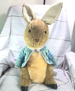 Eden Peter Rabbit Plush Stuffed Toy Vintage Jumbo 22 Inch READ - Picture 1 of 13