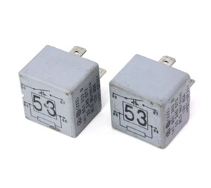 2x Relé 53 Cuerno Multipropósito AC VW Jetta Golf Rabbit Passat - 141 951 253 B - Imagen 1 de 2