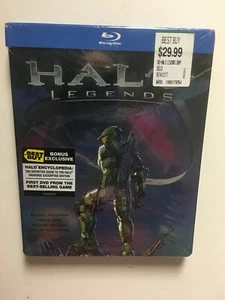Halo Legends (Blu-ray, 2010) Best Buy Steelbook NEW w/mini book - Imagen 1 de 2