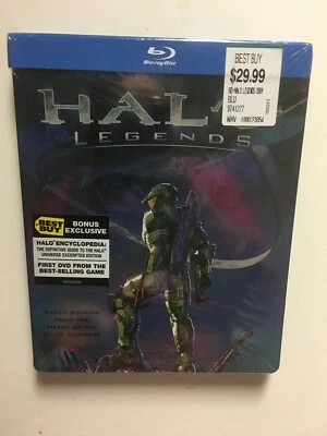 Halo Legends (Blu-ray, 2010) Best Buy Steelbook NEW w/mini book - Image 1 of 2