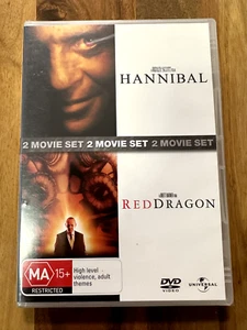 DVD Movie: Hannibal/Red Dragon - Region 4 - 2002 - 053 2 Movie Set NEW/SEALED - Picture 1 of 2