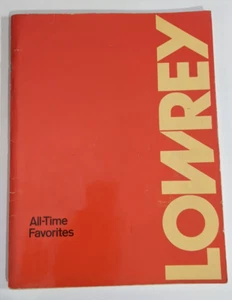 Lowrey All-Time Favorites - Songbook - 1981 - Bild 1 von 3