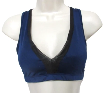 Victoria's Secret Victoria Sport Bra Blue Yoga Bralette Womens Small Padded - Image 1 of 4