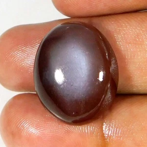 23,45Cts. Pietra di luna setosa 100% naturale CIOCCOLATO ovale cabochon pietra preziosa sfusa - Foto 1 di 3