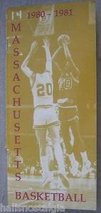 1980-81 University of Massachusetts Men's Basketball Team Media Guide - Picture 1 of 4