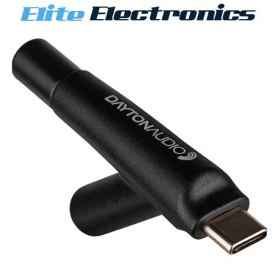 Dayton Audio iMM-6C Calibrated USB-C Measurement Microphone for Apple/ Android - Image 1 of 4