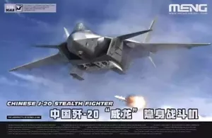Meng Modello LS002 1/48 Combattente stealth cinese J-20 - Foto 1 di 1