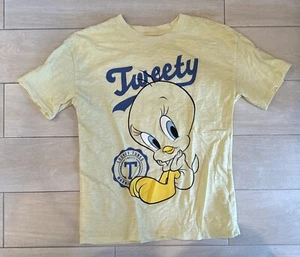 Gap Teen X Warner Brothers Short Sleeve Tweety Bird , Planet Friendly - Size 10 - Picture 1 of 4