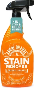 Enzyme Pet Stain Odor Remover 32oz Citrus Spray for Dog & Cat Urine Cleaner - Picture 1 of 11