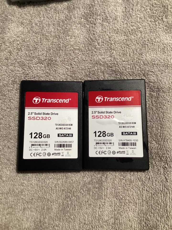 Transcend SSD 128GB TS128GSSD320 SATA III  2.5" Solid State Drive - Image 1 of 3