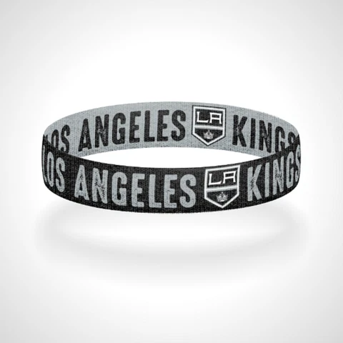 Reversible Los Angeles Kings Bracelet Wristband Go Kings Cover
