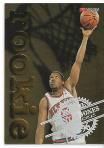 1996-97 NBA HOOPS Rookie Gold Foil Embossed DONTAE JONES #13 New York Knicks - Picture 1 of 2