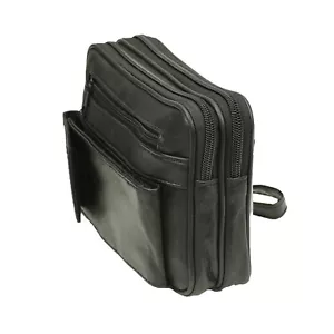 Herren Tasche Handgelenktasche Echt Leder Geld Handtasche Bag Umhängetasche - Bild 1 von 4