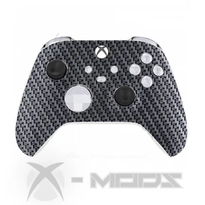 XBOX ONE SERIES CUSTOM CONTROLLER - CARBON FIBRE - CHROME KIT - Picture 1 of 6