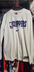 NIKE NBA Los Angeles Clippers  Dri-Fit Long Sleeve Shirt Men's Size SMALL - Picture 1 of 4