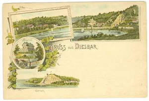 Diesbar, Farb-Litho, Vorläufer, 1895 ! - Picture 1 of 1