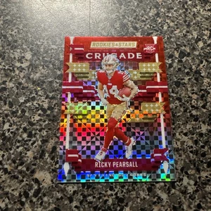 2024 Panini Rookies & Stars - Crusade Ricky Pearsall #C-RPL Red Plaid (RC) - Bild 1 von 2