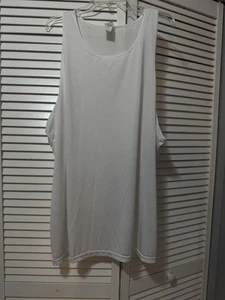Gildan Adult White Tank Top Size 3XL - Picture 1 of 6