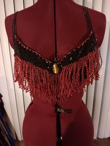Belly Dance Bra, Rave, Party, Club Decorated Bra - Picture 1 of 3