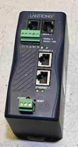 Lantronix XPress DR+ Ethernet to Serial DIN Rail RS232 RS485 080-332-000-R v B13 - Picture 1 of 3