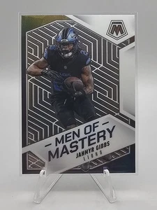 2025 Panini Mosaic #12 Men of Mastery Jahmyr Gibbs 💥 Lions - Picture 1 of 2