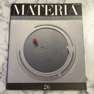 Materia Magazine No 36 2001 Wood Architecture Review Paolo Portoghesi Italy VTG - Image 1 of 4