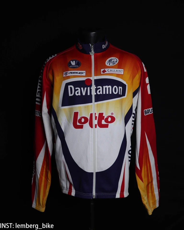Vermac Vintage Termal Ciclismo Manga Larga Davitamon Lotto (XXL) #601 Foto 1 de 4
