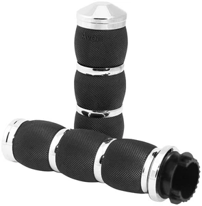 Avon Grips MT-AIR-90-CH Air Cushioned Grips  - Chrome - Picture 1 of 1