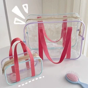 Klar Wasch Make-up Tasche Reise Kosmetik Transparent PVC Kulturbeutel Organizer. - Bild 1 von 25