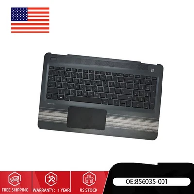 Teclado y panel táctil retroiluminados con reposamanos 856035-001 para HP Pavilion 15-AU 15-AW EE. UU. Foto 1 de 4