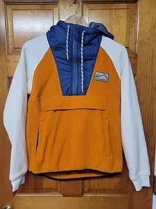 Passenger Made to Roam Alexander Recycled Polar Hooded Fleece Pullover size S - Picture 1 of 7