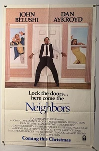 Póster original de la primera película NEIGHBORS John Belushi Dan Aykroyd - Imagen 1 de 2