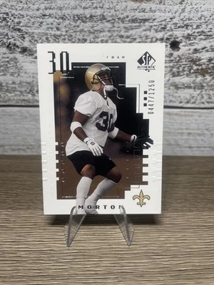 2000 SP Authentic Rookie Chad Morton /1250 #108. New Orleans Saints. - Image 1 of 2