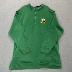 Oregon Ducks Sweatshirt Pullover Gr. 1XT Quarter Zip Logo UO College Grün - Bild 1 von 6