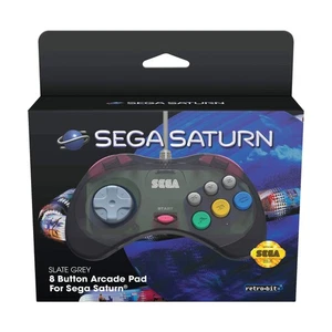 Retro-Bit Official SEGA Saturn Control Pad for Sega Sa (Sega Saturn) (UK IMPORT) - Picture 1 of 8