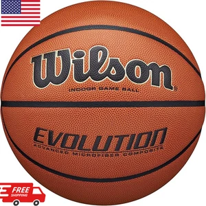 WILSON Men's Evolution Game Basketball (29.5") - Official Size FREE SHIPPING USA - Picture 1 of 10