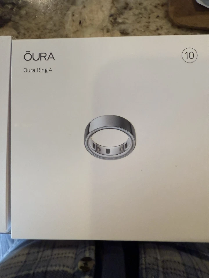 OURA Ring Gen 4 SILVER Size 10 Brand New FACTORY SEALED Generation 4 Smart Ring - Image 1 of 1