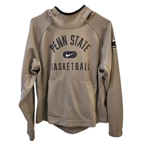 Penn State Basketball Nike Therma-FIT Hoodie NCAA Pullover Gray Medium - Picture 1 of 7