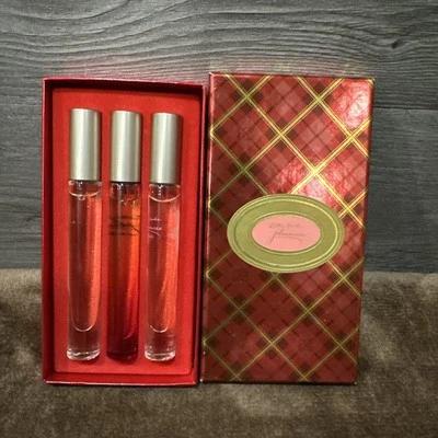 Estée Lauder Pen Pals. Juego de regalo Pleasure Scents 3 botellas enrollables de 0,2 fl oz NUEVO Foto 1 de 4