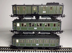 3x Trix HO Calibre Alemán K.Bay Sts.B 6 Ruedas Autocares 23735 23736 23737 Hamburgo - Imagen 1 de 20