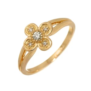Festaria Diamond 0.06ct Ruby Ring 10K PG 416 Size6.25-6.5(US) 90291432 - Picture 1 of 9