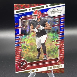 2024 Panini Absolute Bijan Robinson #5 Red White Blue Kaleidoscope SSP - Picture 1 of 2