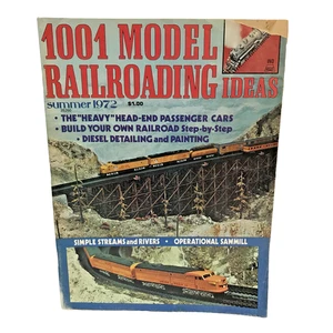 1001 Model Railroading Ideas Magazine Back Issue Summer 1972 Diesel Detailing - Picture 1 of 12
