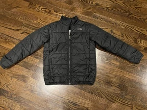 North Face Puffer Jacket Boys Large Black Large 14/16 L/G - Picture 1 of 5