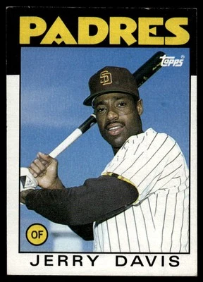 1986 Topps #323 Jerry Davis - Image 1 of 2