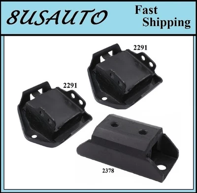 3 PIEZAS MONTAJE MOTOR Y TRANSMISIÓN AJUSTE 1970-1972 BUICK RIVIERA 7,5 L - Transmisión automática Foto 1 de 4