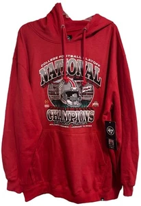 ‘47 Brand Ohio State CFP 2024 National Champions Hoodie Sweatshirt Size 2XL New - Picture 1 of 7