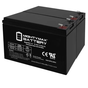 Mighty Max 12V 7Ah Battery Replaces Razor RX200 Electric Dirt Scooter - 2 Pack - Picture 1 of 6