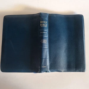 Holy Bible New Scofield Reference Edition Oxford 1967 Red Letter Edition Blue - Imagen 1 de 10