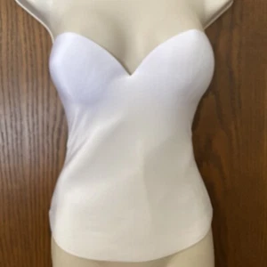 Victoria’s Secret 36B strapless Corset Bra White NOS Padded Pushup New Boned - Picture 1 of 5